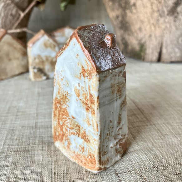 手作り窯焼きミニハウス1 / Handmade Kiln-fired Small Houses1新作2023♪ 3枚目の画像