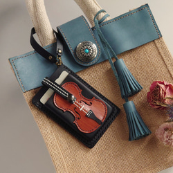 《特集掲載》個性派！ミニチュア【バイオリン】カードケース・ポイントカード入れ・カードホルダー※袋ラッピング無料 14枚目の画像