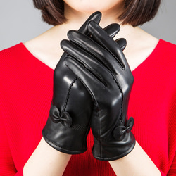 革手袋 女性用 羊革 革 レザー フリーサイズ シープスキン
