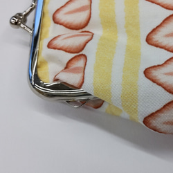 カワイイ☆イチゴのショートケーキ柄のがま口財布 2枚目の画像