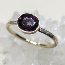 bordeaux spinel＊K10 ring 1枚目の画像