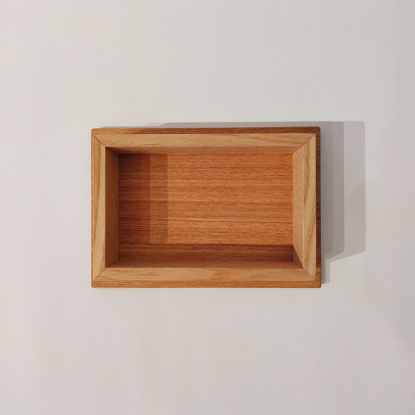 飾り台にもなる木箱 7.7cm×12.5㎝　【名入れ可】 ～ブラックチェリー･ホオノキ･クリ･タモ～ 10枚目の画像