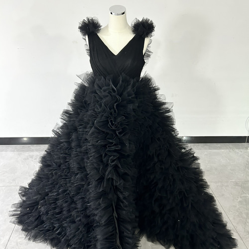 Dorry Doll ドリードールフリルチュールドレス結婚式二次会