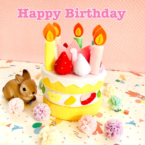 フェルトのお誕生日ケーキ☆ホールケーキ 保育園 幼稚園 お誕生 フェルトのお誕生日ケーキ☆ホールケーキ 保育園 幼稚園 お誕生