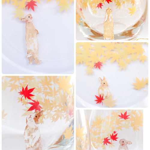 紅葉もゆるグラス グラス ❤︎Blanche Neige❤︎ 通販 16735651