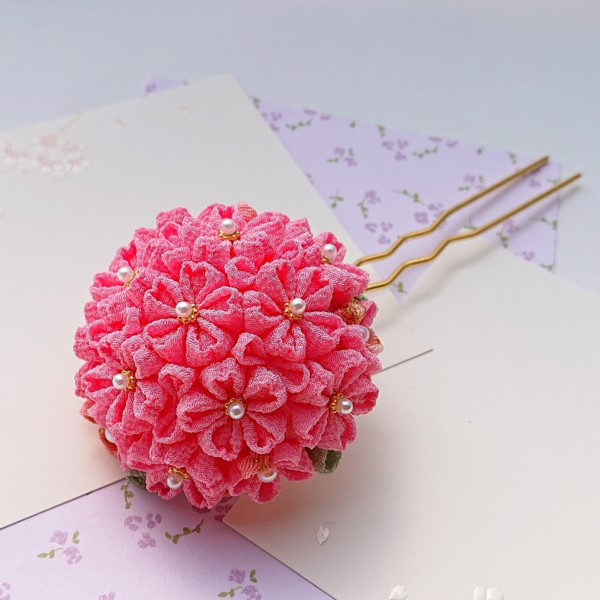 つまみ細工 かんざし 桜