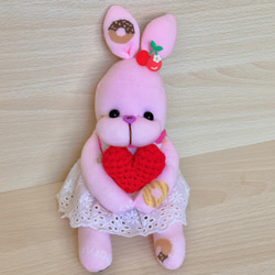 バックチャーム デニムリメイク ハート デニムリメイク ハートキーホルダー バックチャーム