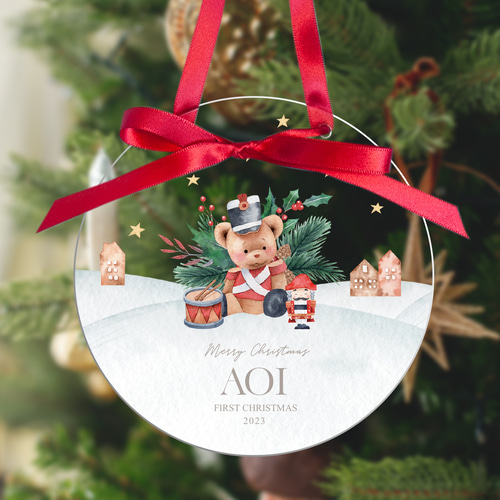 おまとめクリスマスプレートセット 4枚 クリスマス風景デザイン 陶器