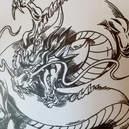 鹿ペン画イラスト - No: 22044141｜無料イラスト・フリー素材