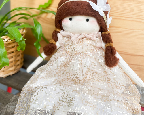 布人形 布ドール 着せ替え人形 女の子クリスマスギフト 出産お祝い