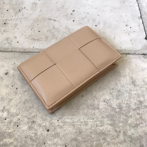 本革】ワイドメッシュ名刺ケース/レザー/ギフト コンパクト プレゼント