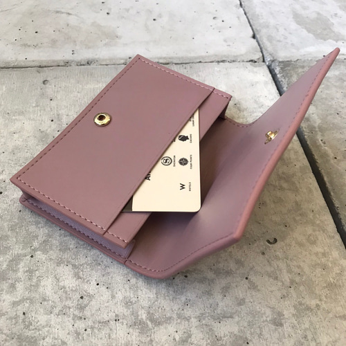 本革】ワイドメッシュ名刺ケース/レザー/ギフト コンパクト プレゼント