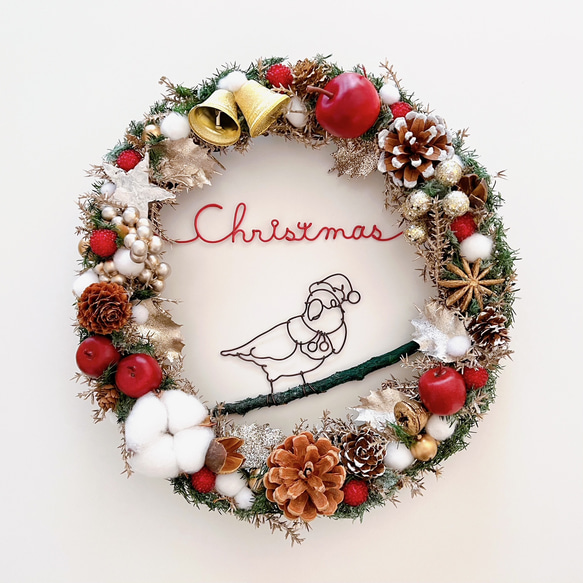 iku様おまとめ用 クリスマスリース 05 匿名配送 サンタクロース iku様