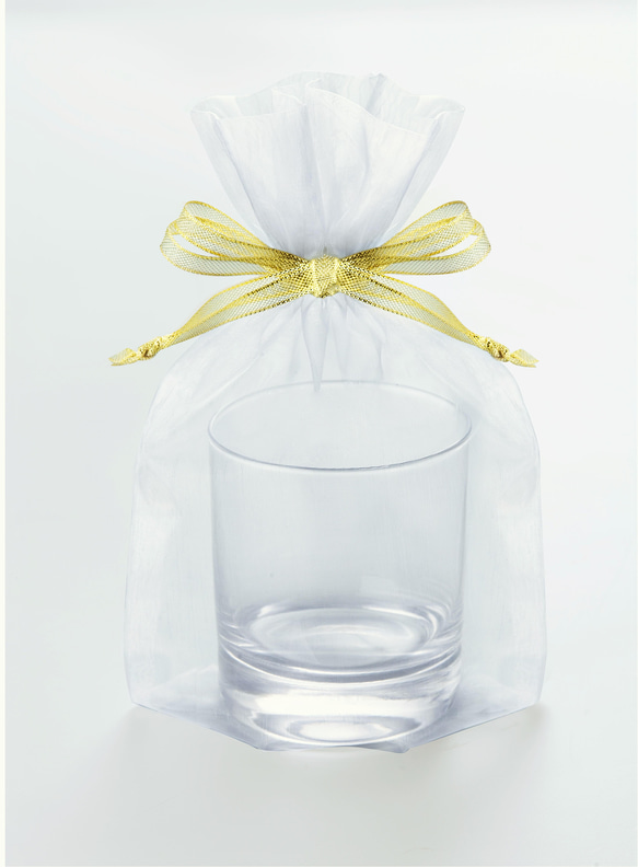 「贅沢仕上げ」琉球ガラス　たる　ｘ　東京切子　千代紙　サンセット 7枚目の画像