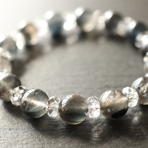 ☆スーパープレミアム☆ブルーラビットヘアルチルクォーツ：10ミリ