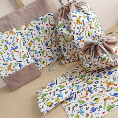 セットでお得♪選べるオーダー 入園入学6点セット 36種類 お着換え袋