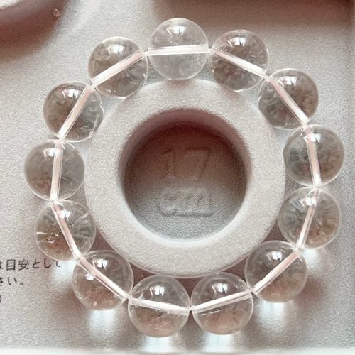 【16cm】ブレスレット【水晶オンリー】 水晶 ブレスレット 8mm ｜ 天然石通販の4976堂