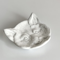 white cat dish 6枚目の画像