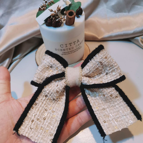 素材  ハンドメイドリボン