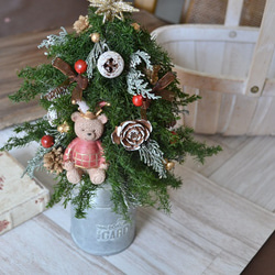 テディベアのクリスマスツリー 2枚目の画像