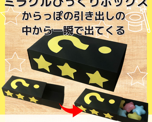 ミラクルびっくりボックス 手品 マジック 保育教材 雑貨・その他 花花