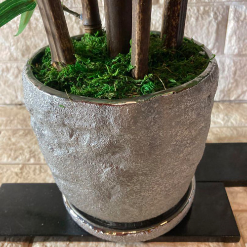 光触媒 人工観葉植物 ウォールグリーン フェイクグリーン 黒竹1.3