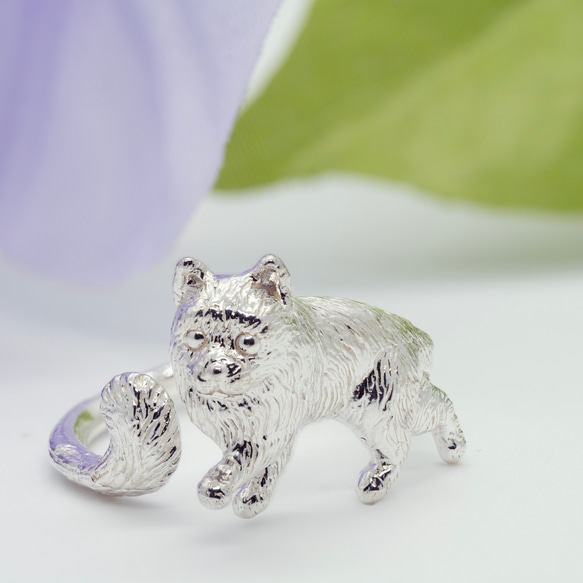 ポメラニアン フリーリング SILVER925 指輪・リング HARTH 通販