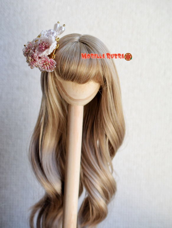 梅と桜の髪飾り◇七五三・ドール用 7枚目の画像