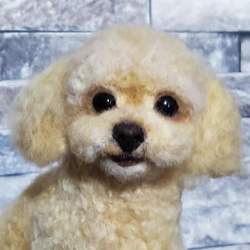 羊毛フェルトオーダーメイド、受注制作、羊毛フェルト犬、ペットロス 3枚目の画像