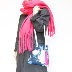 色が選べる ５色展開 ふわもこ素材のオーバーサイズドマフラー ギフトにも ワントーンコーデのアクセントにも◎ 16枚目の画像