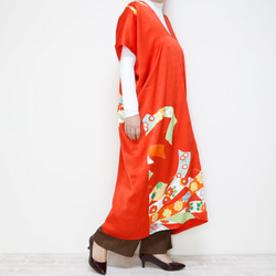 Square KIMONO Dress -using Vintage Kimono 第3張的照片