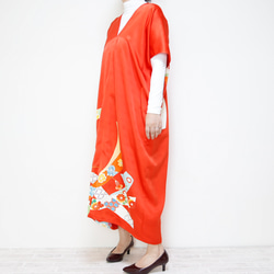 Square KIMONO Dress -using Vintage Kimono 第6張的照片