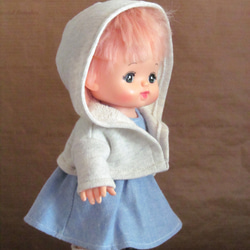 ⁑お人形のお洋服⁑パーカー＊ハンドメイド＊ドール服＊26ｃｍドール 3枚目の画像