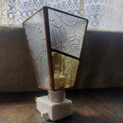 おやすみライト＊昭和型板ガラス