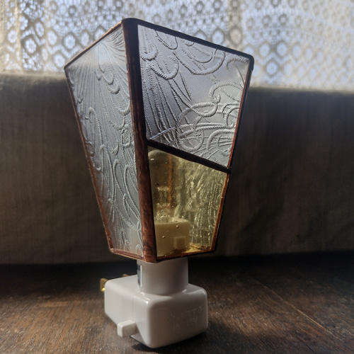 おやすみライト＊昭和型板ガラス