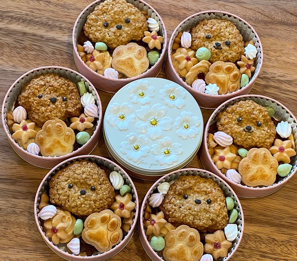 トイプードルクッキー缶→完売 トイプードルクッキー缶→完売の通販 by cookie core ｜ラクマ