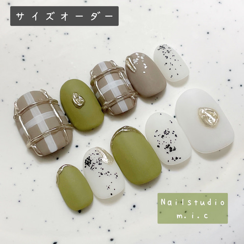 めり様ご確認用☆オーダーネイルチップ