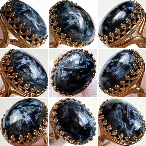 真鍮☆大粒☆ブルーピーターサイトAAA☆10〜16号フリーサイズ☆16×12mm 