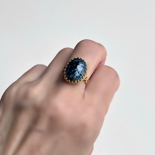 真鍮☆大粒☆ブルーピーターサイトAAA☆10〜16号フリーサイズ☆16×12mm 