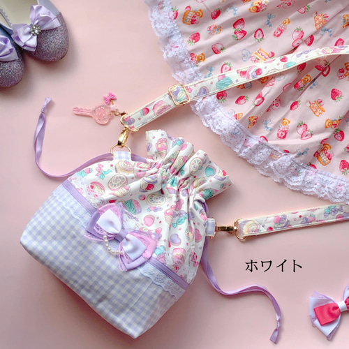 ポシェット キッズ 女の子 ゆめかわ 巾着 斜めがけ かわいい おしゃれ 