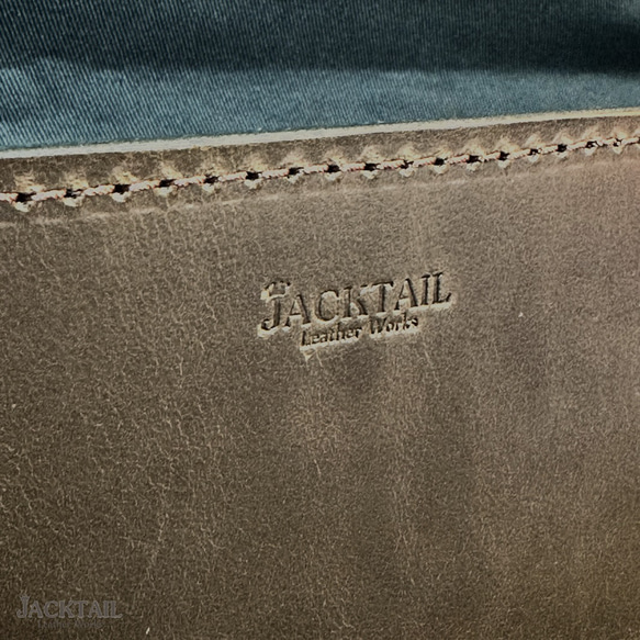 【オーダーサンプル】フルートケースカバー（ショルダーパッド付）／オイルレザー（カーキ） 5cm カーキ 高さ 奥行き