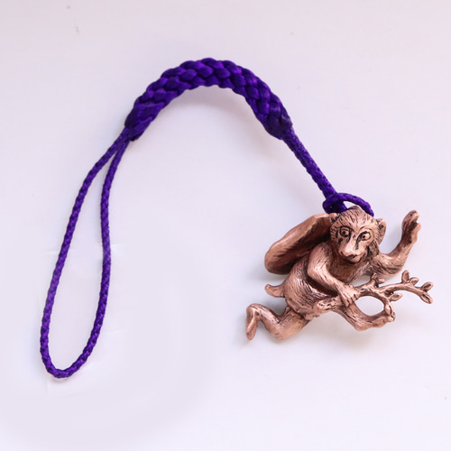 立体鳥獣戯画 追いかけっこのサル （659-781/純銅製） その他