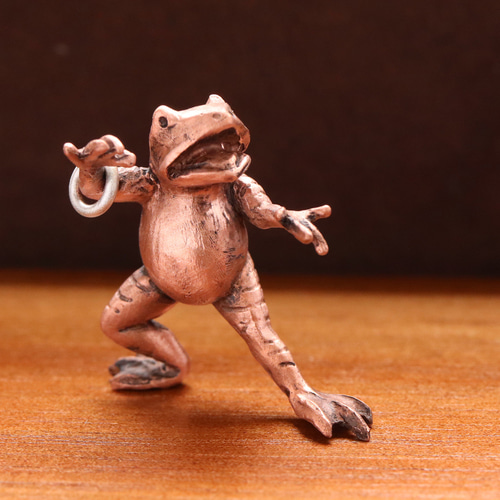 立体鳥獣戯画 相撲をシーンのかえる （659-779/純銅製） その他