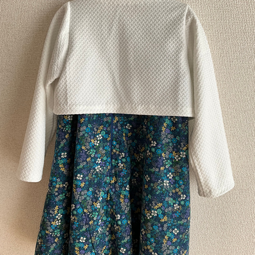 ハンドメイド【ボレロ付ワンピース】 ボレロとワンピースのセット120サイズ ワンピース mitsuka 通販