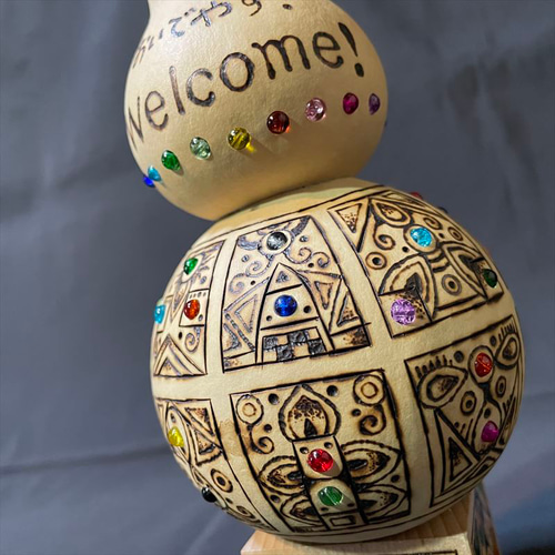 ひょうたん細工《おいでやす！》 立体・オブジェ kitatik 通販