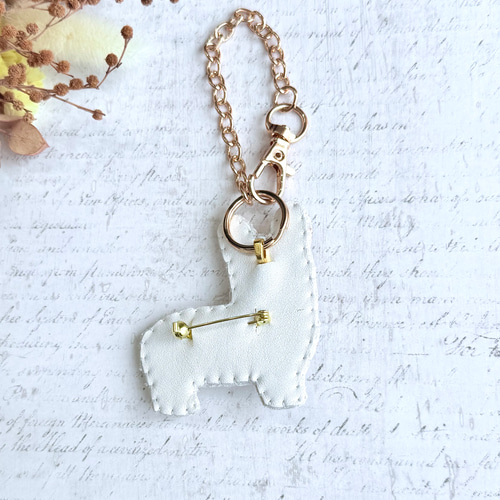 【コルリ】ビーズ刺繍ブローチバッグチャーム 26570db59d7d16843ed0d9252cc44f