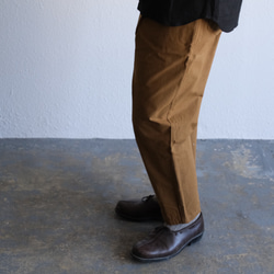 [全新] 淺黃色布寬褲 卡其棕色 | 男女皆宜 3 種尺寸 第6張的照片