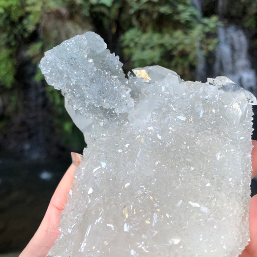 ニルヴァーナクォーツ(アイスクリスタル)ー蝕像水晶 ヒマラヤ産 ニルヴァーナクォーツ(アイスクリスタル)ー蝕像水晶 ヒマラヤ産