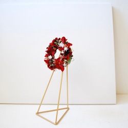 tool for Wreath：シンプルなリーススタンドS/アイアン 4枚目の画像