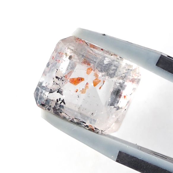 【魅惑のインクルージョン】ヘマタイトインクォーツ  4.6ct 10枚目の画像